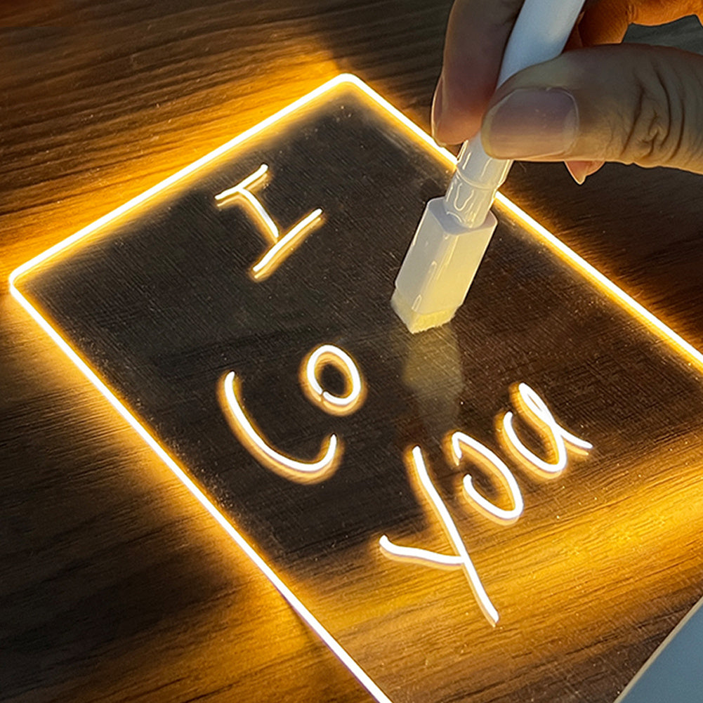 Creative LED Message Board Lamp