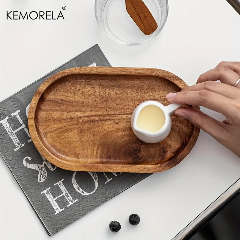 Japanese-style Wooden Dessert Plate - Trail's Hottest Deals