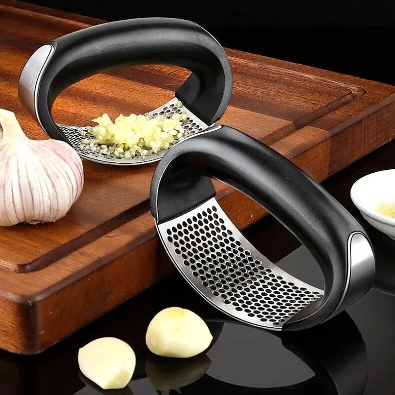 Stainless Steel Manual Garlic Press - Trail's Hottest Deals