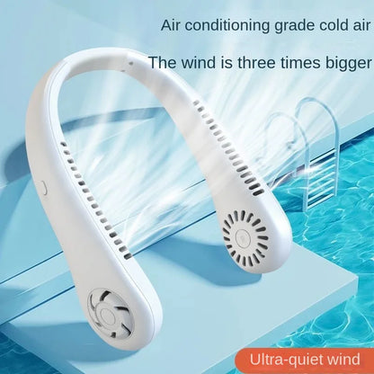 Portable Hanging Neck Fan Rechargeable - Trail's Hottest Deals