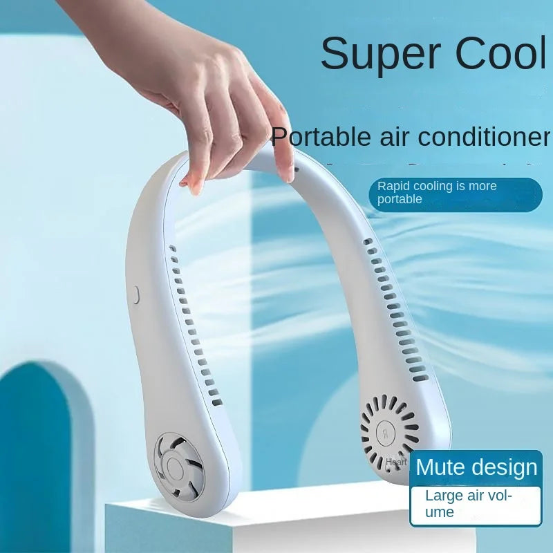 Portable Hanging Neck Fan Rechargeable - Trail's Hottest Deals