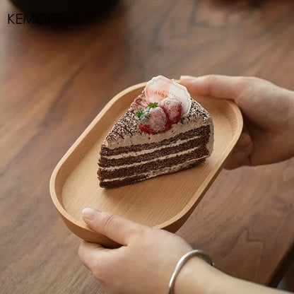 Japanese-style Wooden Dessert Plate - Trail's Hottest Deals