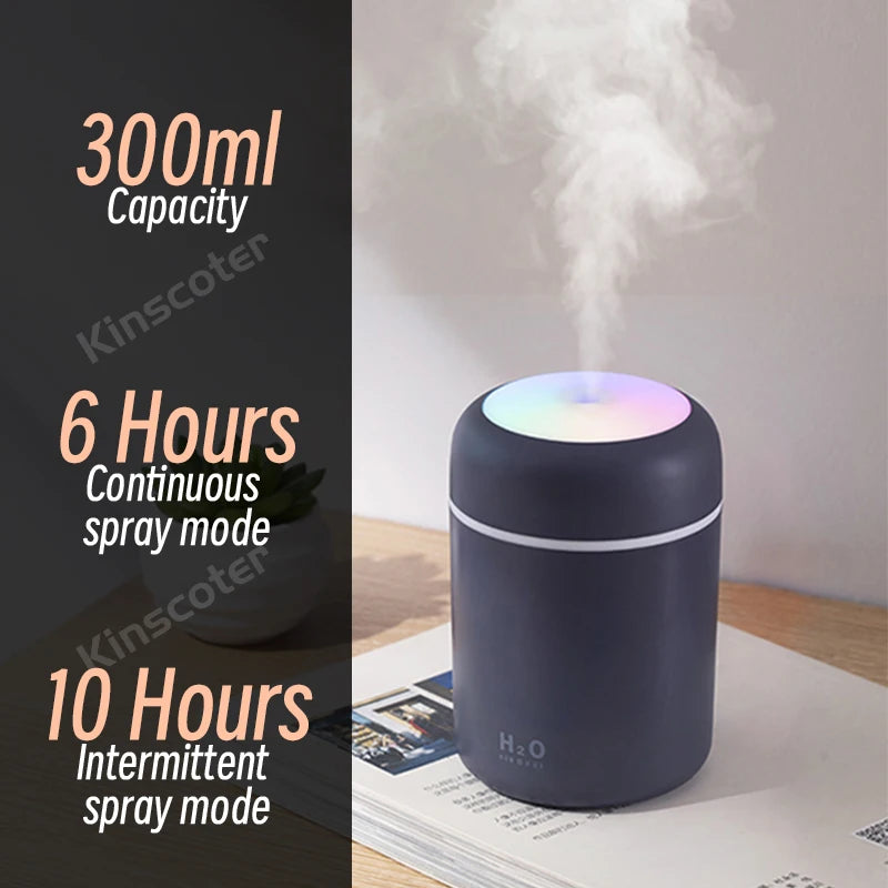 Mini Ultrasonic Air Humidifier with Light - Trail's Hottest Deals