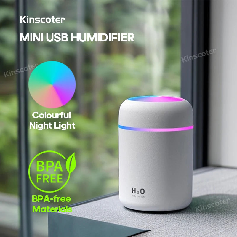 Mini Ultrasonic Air Humidifier with Light - Trail's Hottest Deals