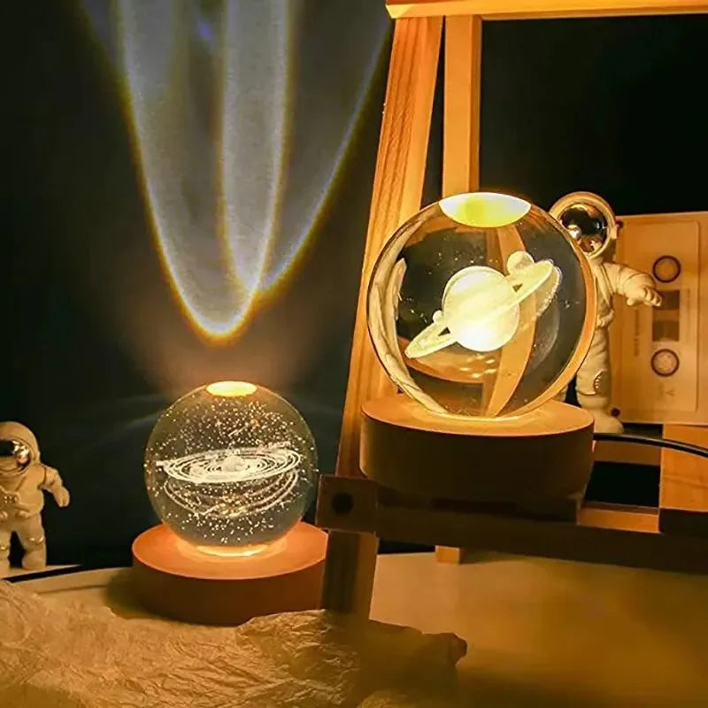 3D Planet Moon Lamp Night Light - Trail's Hottest Deals