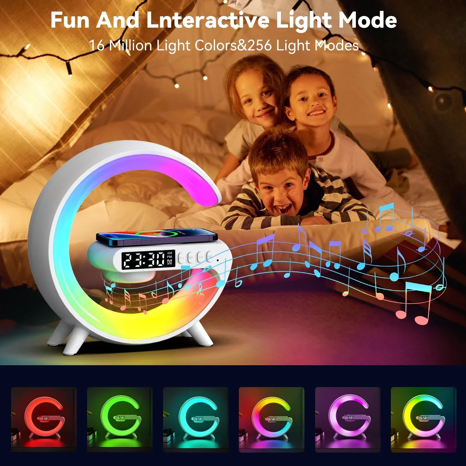 RGB Night Light Lamp with Alarm Clock - Trail's Hottest Deals