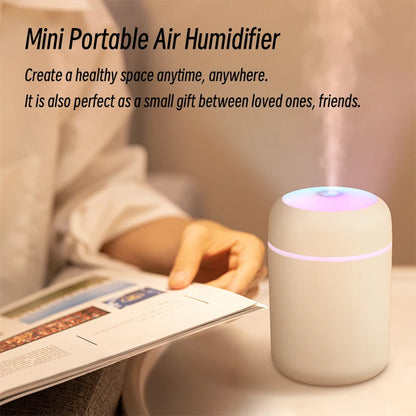 Mini Ultrasonic Air Humidifier with Light - Trail's Hottest Deals