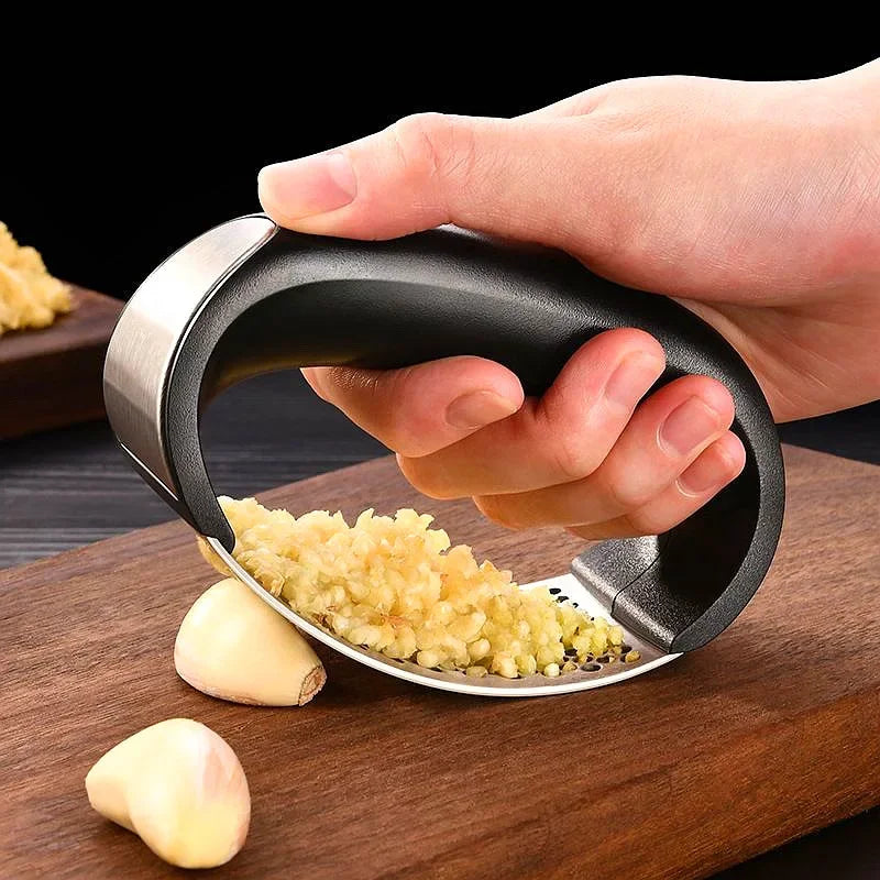 Stainless Steel Manual Garlic Press - Trail's Hottest Deals